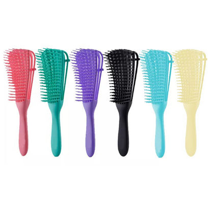 spazzole ventilate districanti per capelli ricci vari colori
